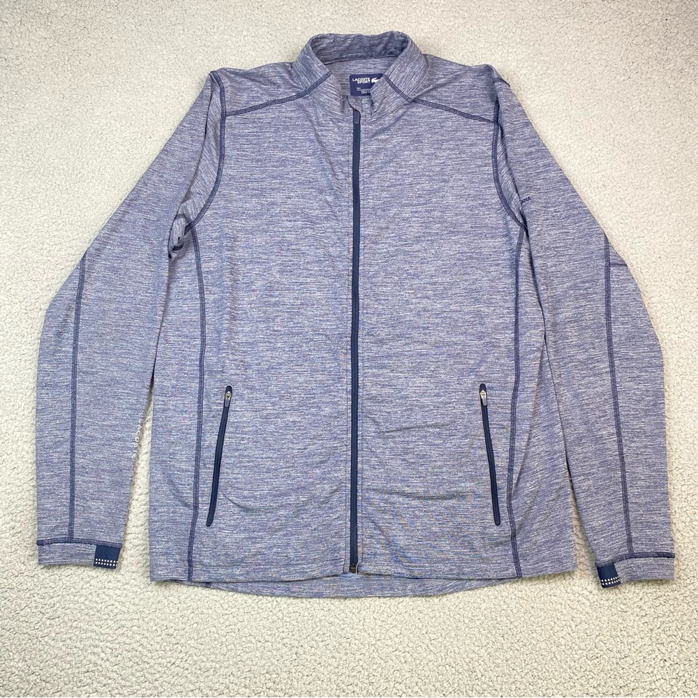 Lacoste Sport Full Zip Long Sleeve Performance Golf Midlayer Shirt Men’s Size XL